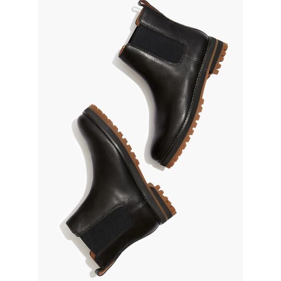 Madewell Shoes - Madewell The Ivy Chelsea Boot in Leather black